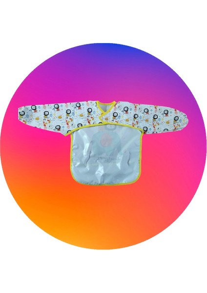 Unisex Bebek 0-36 Ay Cepli Uzun Kollu Aktivite Hobi Mama Önlüğü modelleri