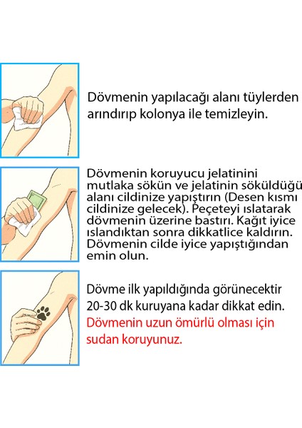 Geçici Dövme 1-2 Hafta Kalıcı Ejderha fiyatları