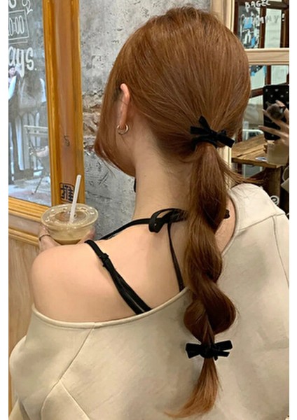 Kadın 2'li Siyah Kadife Fiyonk Toka fiyatları