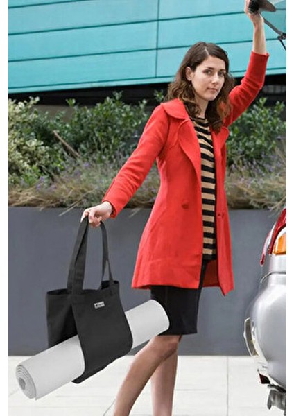 Siyah Renk Yoga Matı Çantası ve Pilates Matı Çantası modelleri