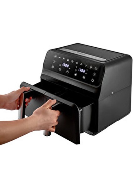 Xxxl 4+4 Litre Çift Hazne Dijital Kullanım 7 Pişirme Modu -Makinede Yıkanabilir Airfryer fırsatları