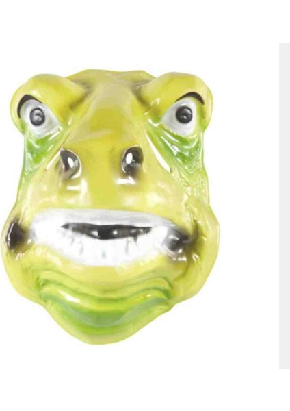 Plastık Kurbaga Maske cocuklar icin