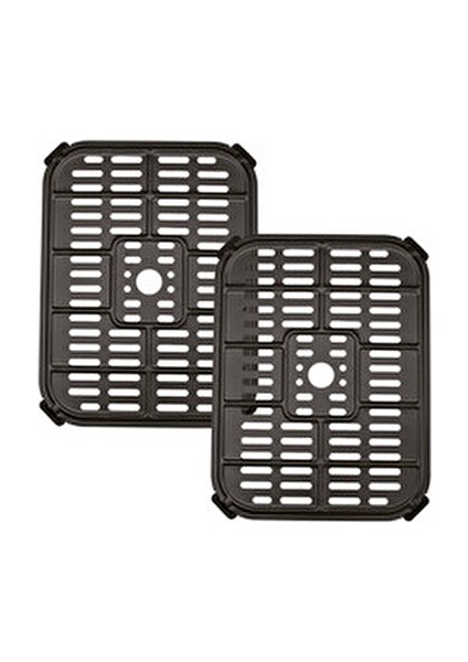 Xxxl 4+4 Litre Çift Hazne Dijital Kullanım 7 Pişirme Modu -Makinede Yıkanabilir Airfryer