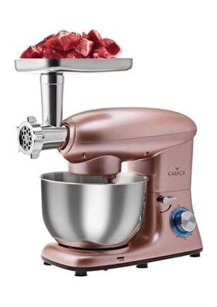 2 Si 1 Arada Kıyma Makinesi & Hamur Yoğurma 5,5 Lt (Kıyma Içli Köfte Aparatlı