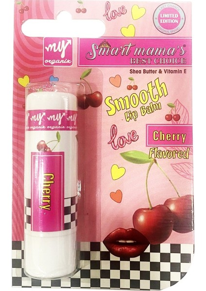 My Organix Nemlendirici Dudak Bakım Kremi - Kiraz