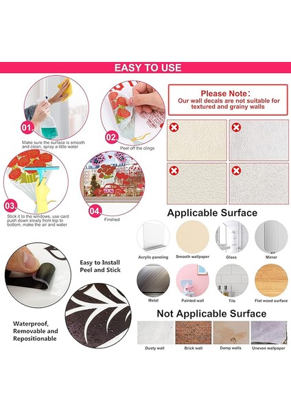 Tropikal Bitkiler Duvar Stickerı Model D indirimleri