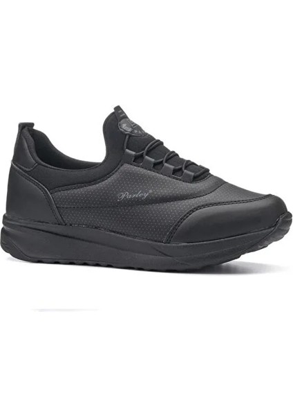 Parley 940-24 Deri Anatomik Lastikli Kadın Sneaker Siyah fiyatları