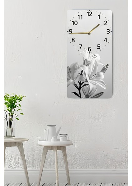 Şık ve Modern Tasarım Mdf Tablo Saat – 30X60 cm Uv Baskı – USD197 indirimleri