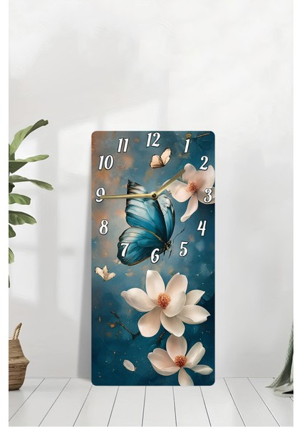 Mdf Tablo Saat – Uv Baskı 30X60 cm Dikdörtgen Dekoratif Duvar Saati – USD206 modelleri