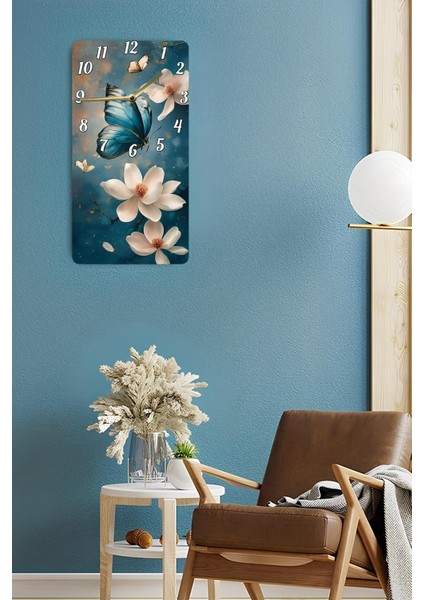 Mdf Tablo Saat – Uv Baskı 30X60 cm Dikdörtgen Dekoratif Duvar Saati – USD206 fırsatları