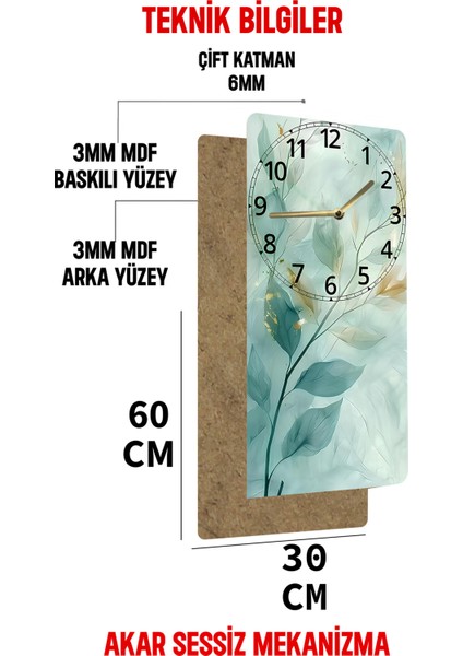 Doğanın Büyüsü Evinizde! – Mdf Tablo Saat – Uv Baskı – 30X60 Uv Baskı – USD211