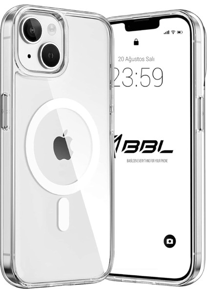 Fiber Iletken Magsafe Özellikli Şeffaf Slikon Kılıf Iphone 13/14/15 Uyumlu fiyatları