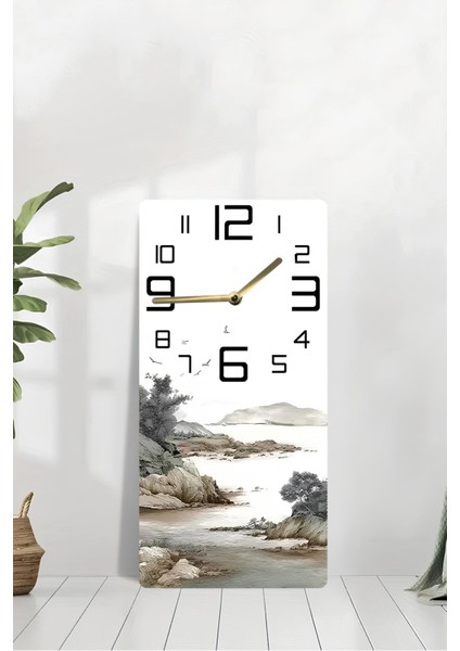 Mdf Tablo Saat – Doğa Manzaralı Uv Baskı Dikdörtgen Duvar Saati (30X60 Cm) – USD199 modelleri