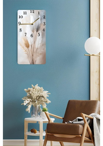 Mdf Tablo Saat – Uv Baskı Tüy Desenli Şık Tasarım – 30X60 cm – USD194 fırsatları