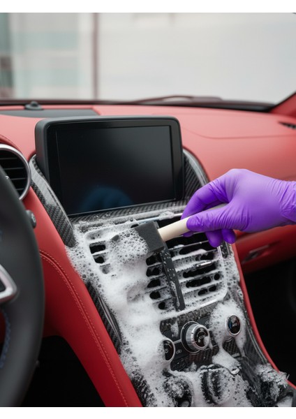 3'lü Araç Içi Petek Temizleme Saplı Sünger Fırça – Kolay Uygulama, Derin Temizlik modelleri