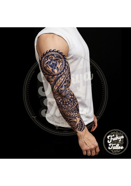 Yarı Kalıcı Dövme Geçici Tam Kol Kaplama Maori Dövme fiyatları