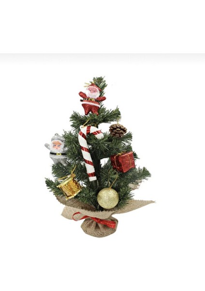 40 cm Yılbaşı Çam Ağacı 40 cm Süslü Ağaç Yılbaşı Çam Ağacı fiyatları