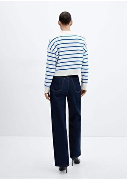 Çizgili Polo Yaka Kazak fırsatları