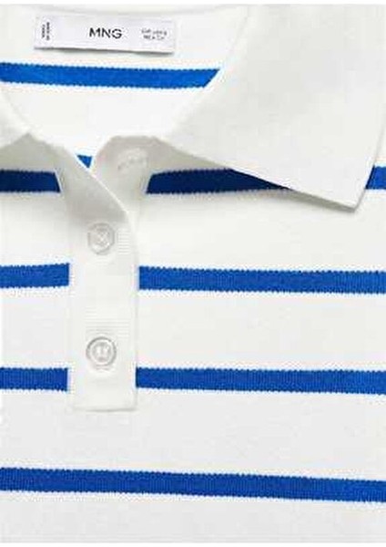 Çizgili Polo Yaka Kazak indirimleri