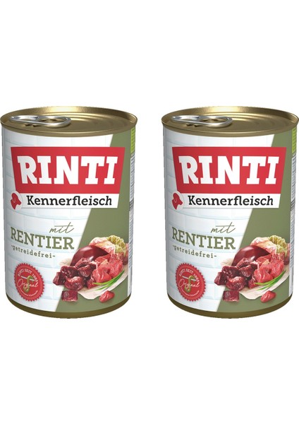Geyik Etli Gurme Köpek Konservesi 400 Gr. x 2 Adet