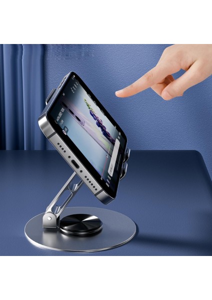 Dönebilir ve Katlanabilir Masaüstü Metal Telefon Tutucu indirimleri