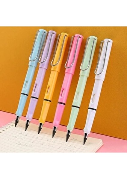 Bitmeyen Sonsuz Kalem Tükenmeyen Kurşun Kalem Eskiz Çizim Boyama Kalemi - Gövde Rengi Seçmeli 1 Adet