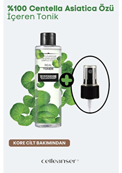 Centella İçeren Yatıştırıcı Tonik Tüm Cilt Tipleri İçin 200 ml indirimleri