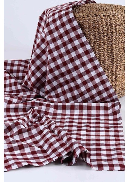 Pötikareli Kare Orta Boy Masa Örtüsü Sofra Bezi Piknik Örtüsü