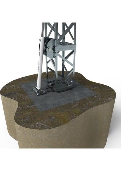 Kafes Tipi Rüzgar Türbini Montaj Direği - 7 Metre modelleri
