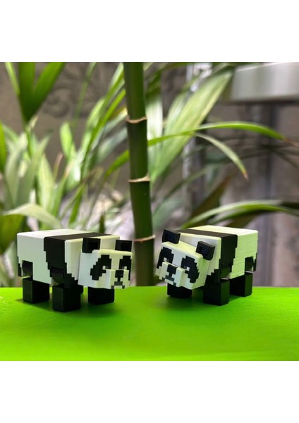 Minecraft Panda Figürü - Oynar Eklemli - 1 Adet modelleri