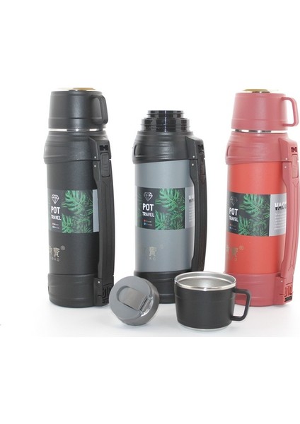 Paslanmaz Çelik Çift Katmanlı Termos 1.2 Lt Model 1