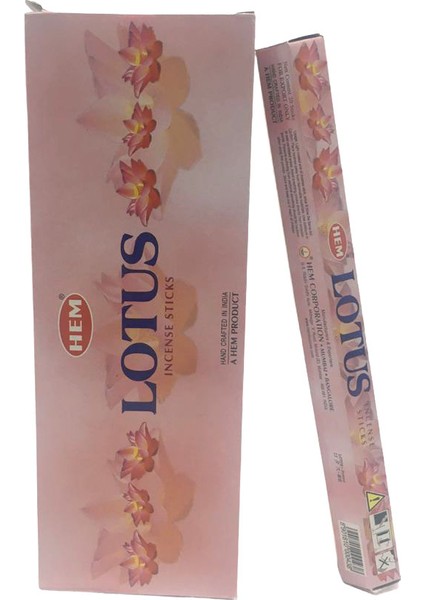 Hem Lotus Aromalı Çubuk Tütsü