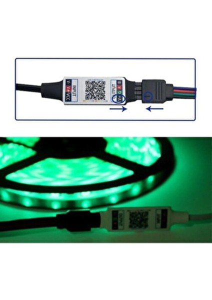 Bluetooth ile Telefondan Rgb Şerit LED Kontrol Modülü LED Control indirimleri
