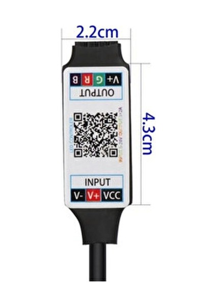 Bluetooth ile Telefondan Rgb Şerit LED Kontrol Modülü LED Control