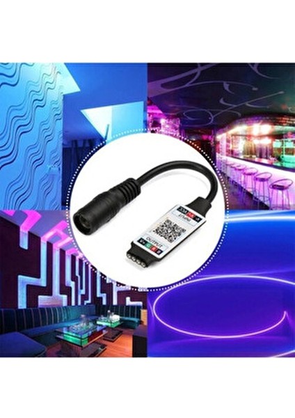 Bluetooth ile Telefondan Rgb Şerit LED Kontrol Modülü LED Control