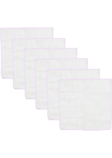 Tülbentli Bebek Ağız Mendili 6'li 7555