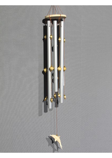Boncuklu Metal Rüzgar Çanı Model 2