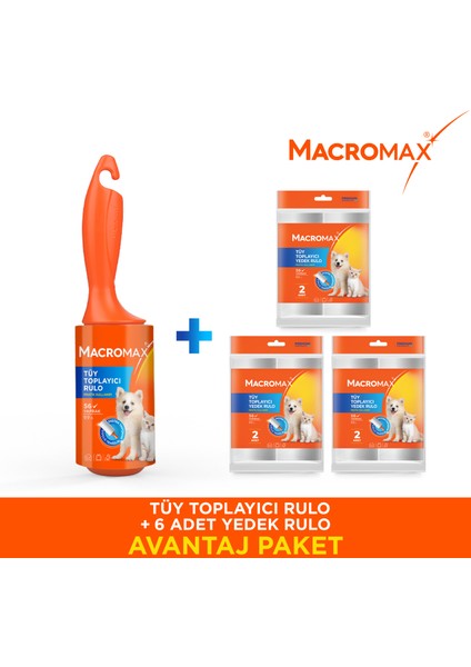 Tüy Toplayıcı 1 Sap + 7 Yedek Başlık (392 Yaprak)