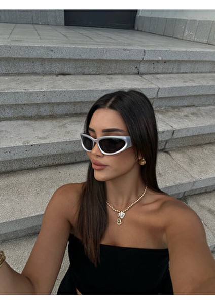 UV400 Korumalı Gümüş Çerçeve Siyah Cam Kayak/snowboard Gözlüğü indirimleri