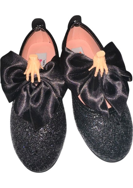 Işıklı Wednesday Kostüm Elbise+Wednesday Babet + Çanta +Kemer+Tül Eldiven+El Parti Doğum Günü Seti fiyatları