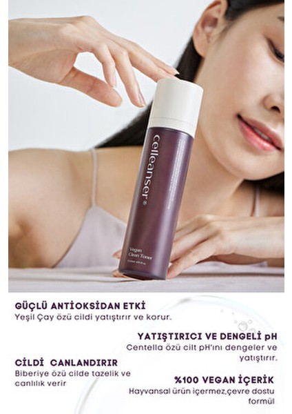 Vegan Tonik Tüm Cilt Tipleri İçin Yaşlanma Karşıtı ve Canlandırıcı 120 ml modelleri