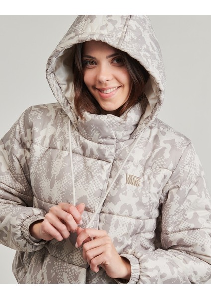Kadın Mont Bej Mont Kısa Hillgate Aop Cropped Puffer indirimleri