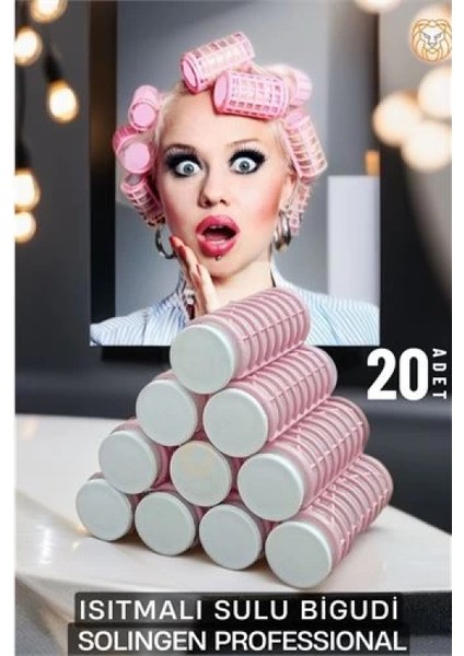 Isıtmalı Sulu Bigudi 2.5 cm 20 Adet Solingen Professional fiyatları