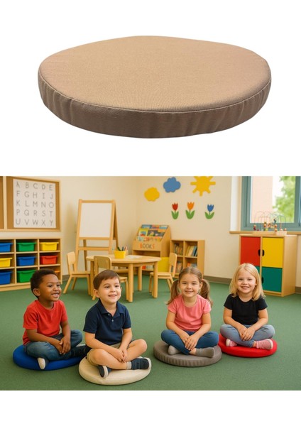 Kreş Anaokulu Aktivite Minderi Oyun Minderi 40X40X5 cm - Sandalye Minderi - Bahçe Dekor Minderi