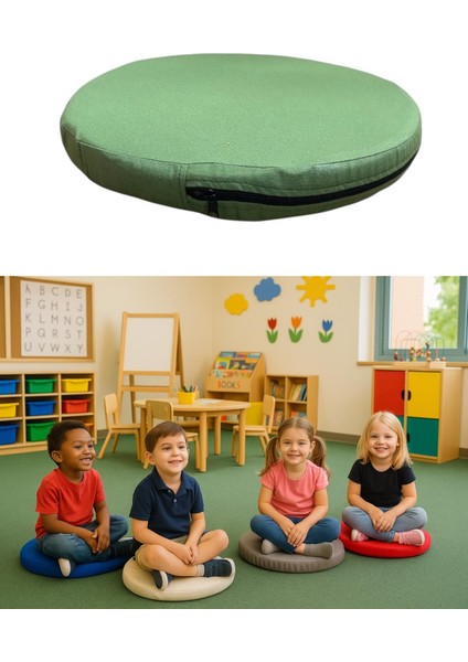 Kreş Anaokulu Aktivite Minderi Oyun Minderi 40X40X5 cm - Sandalye Minderi - Bahçe Dekor Minderi