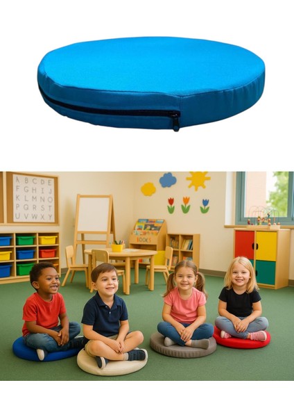 Kreş Anaokulu Aktivite Minderi Oyun Minderi 40X40X5 cm - Sandalye Minderi - Bahçe Dekor Minderi