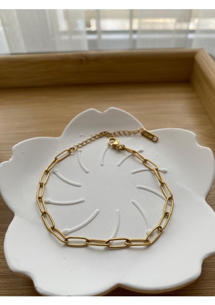 14 Ayar Kaplama Çelik Bileklik modelleri