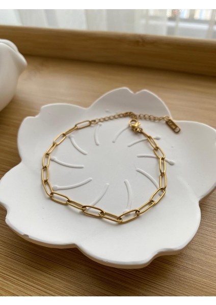 14 Ayar Kaplama Çelik Bileklik fırsatları