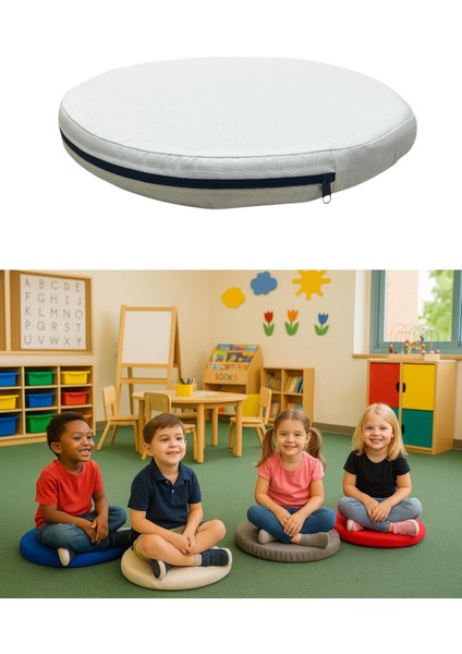 Kreş Anaokulu Aktivite Minderi Oyun Minderi 40X40X5 cm - Sandalye Minderi - Bahçe Dekor Minderi