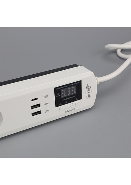 Jıujı Akım ve Voltaj Korumalı Uzatmalı Çoklu Priz 16A Voltaj ve Akım Koruma Prizi 1,5 Metre indirimleri